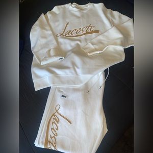 Lacoste sweatsuit 2pc **SOLD**